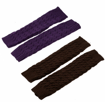 2 Pairs/set 40 cm Long Knitted Socks for Women