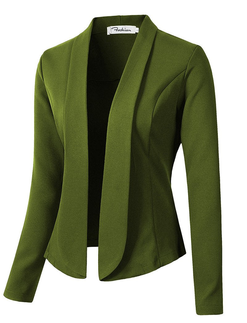 Leisure Women Long Sleeves Blazer Coat