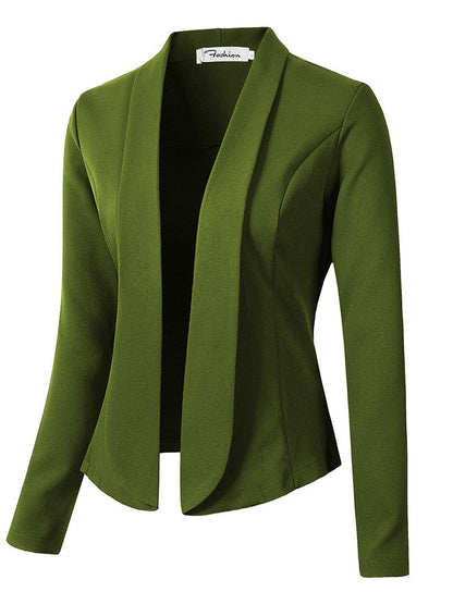 Leisure Women Long Sleeves Blazer Coat