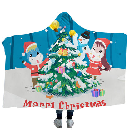 Merry Christmas Magic Hats Throw Blankets