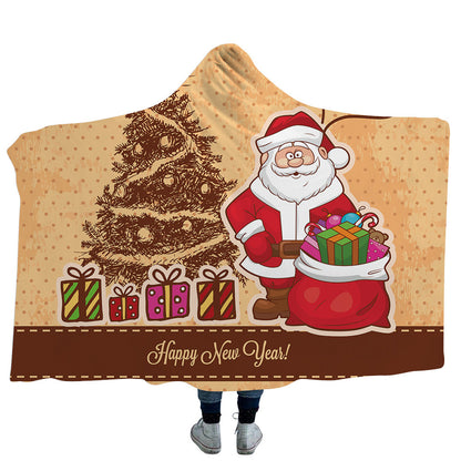 Merry Christmas Magic Hats Throw Blankets