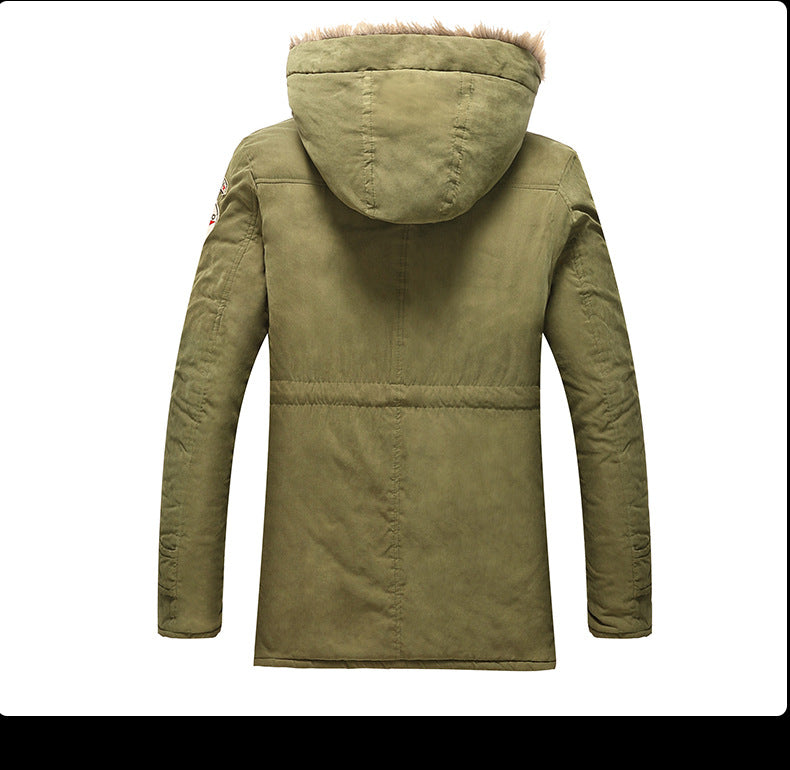 Winter Cotton Hoodies Coats for Men