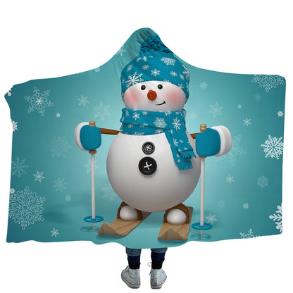 Merry Christmas Magic Hats Throw Blankets