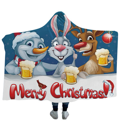 Merry Christmas Magic Hats Throw Blankets