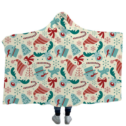 Merry Christmas Magic Hats Throw Blankets
