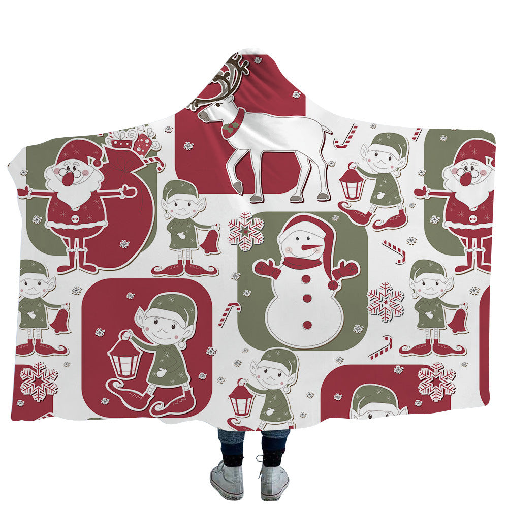 Merry Christmas Magic Hats Throw Blankets