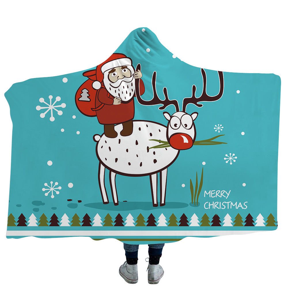 Merry Christmas Magic Hats Throw Blankets