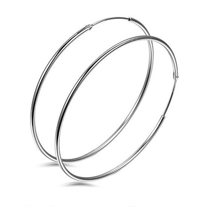 Sterling Silver Hoop Earrings for Women