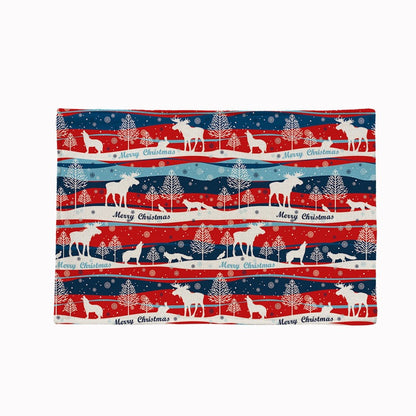 Christmas Linen Traycloth 4pcs/Set