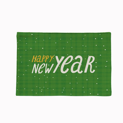Christmas Linen Traycloth 4pcs/Set