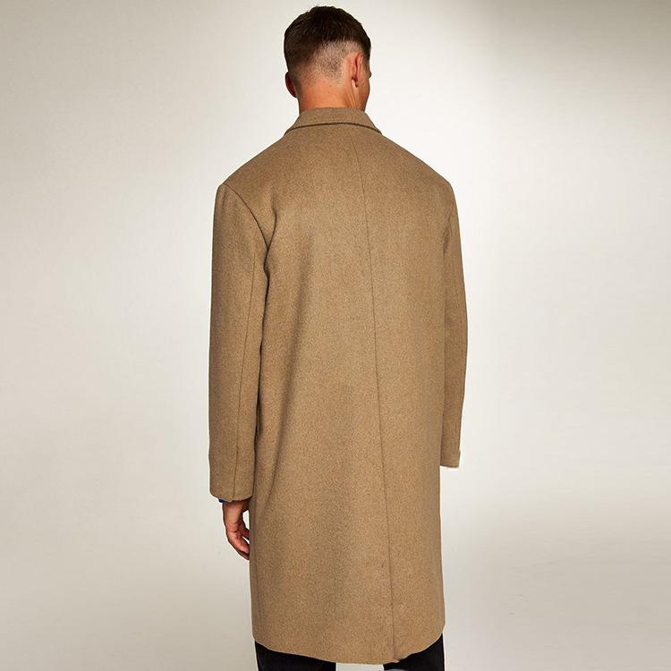 Men's Long Woolen Winter Overcoat M1002-STYLEGOING