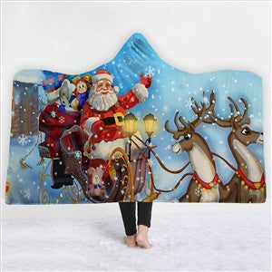 Merry Christmas Magic Hats Throw Blankets