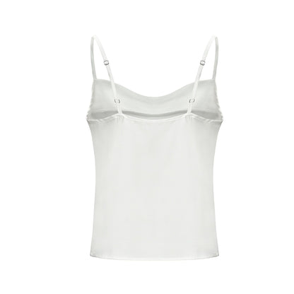 Sexy Chiffon Spagetti Straps Women Crop Tops