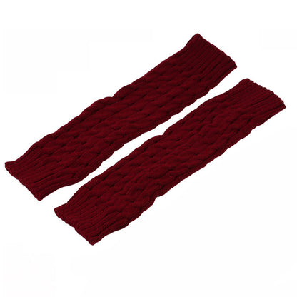 2 Pairs/set 40 cm Long Knitted Socks for Women