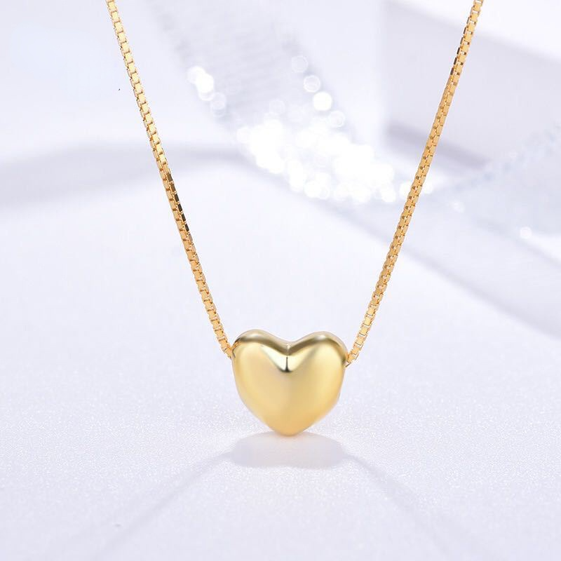 Fashion Sweetheart Shape Sliver Necklace for Women