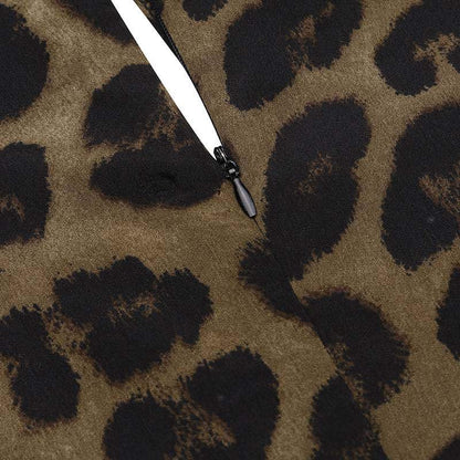 Sexy Leopard Plus Size Women Casual Rompers-STYLEGOING