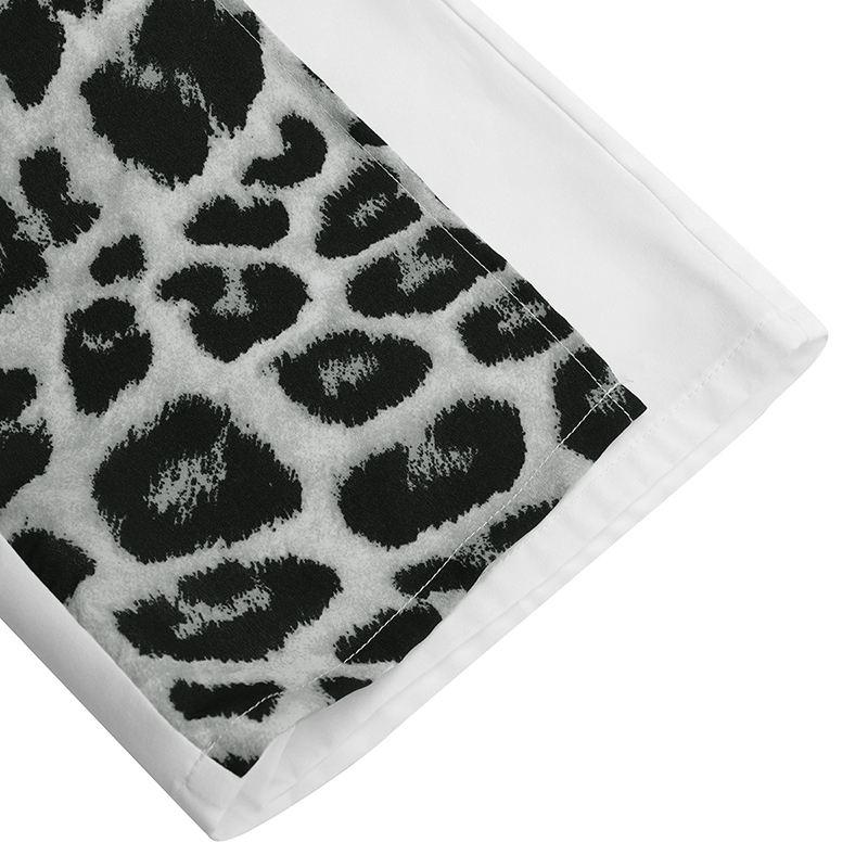 Sexy One Shoulder Leopard Print  Long Women Jumpsuits