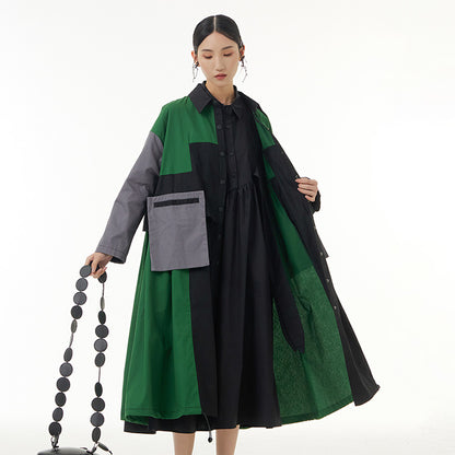 Fashion Designed Plus Sizes Women Trench Coats