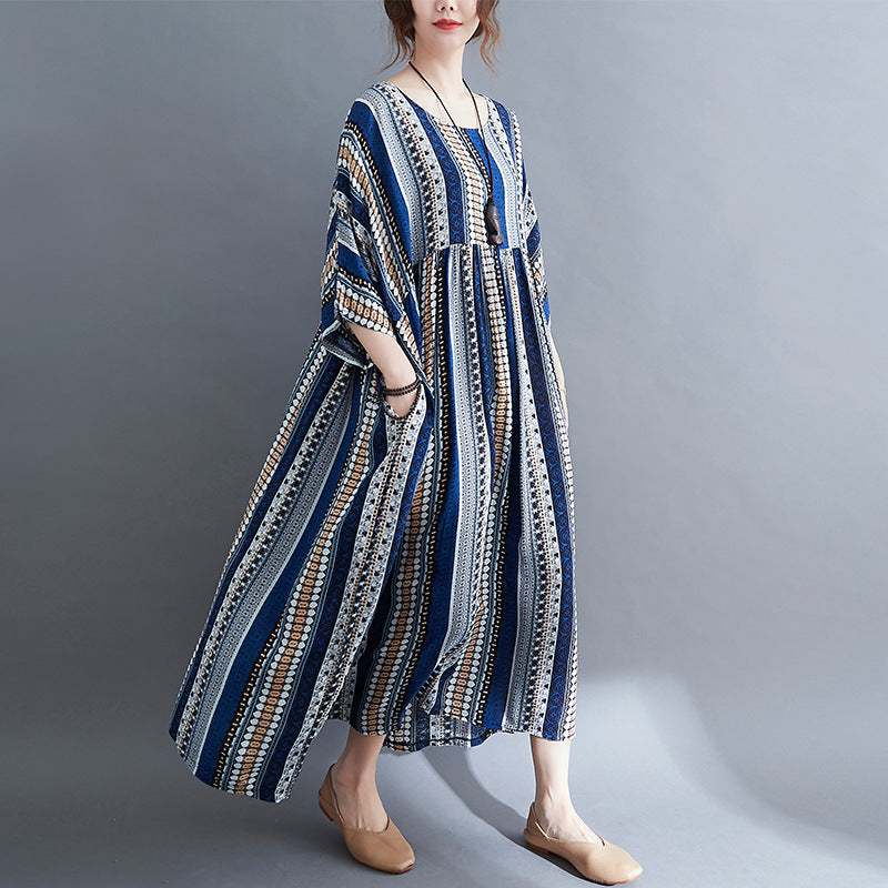 Women Loose Plus Sizes Long Dresses
