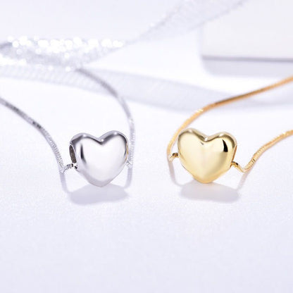 Fashion Sweetheart Shape Sliver Necklace for Women
