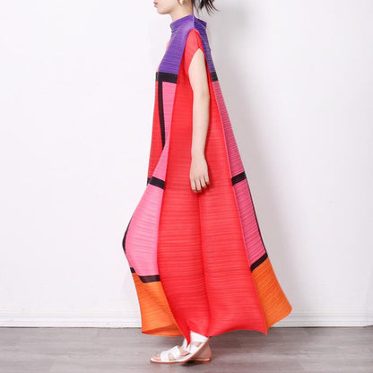 Summer Round Neck Long Dresses-STYLEGOING