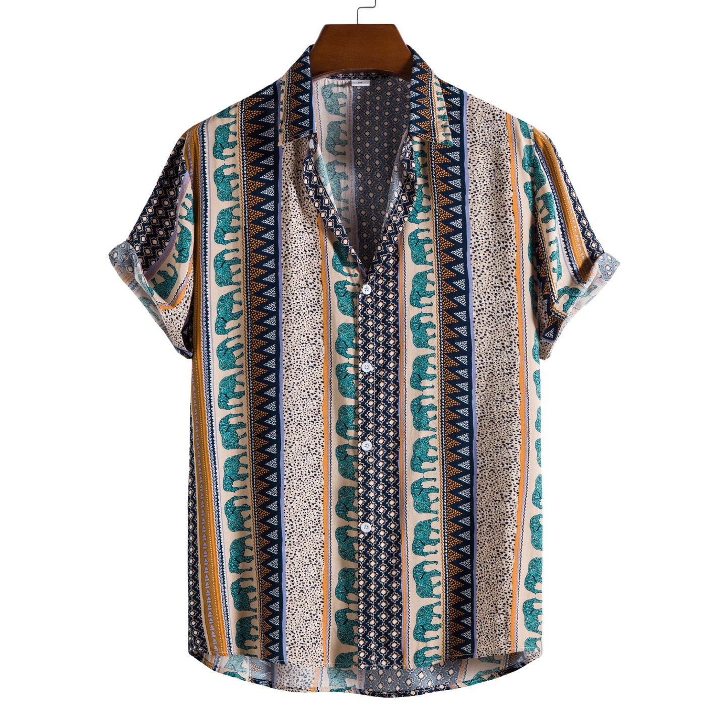Casual Short Sleeves Men's Shirts