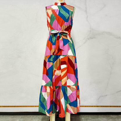 Summer Boho Sleeveless A Line Dresses