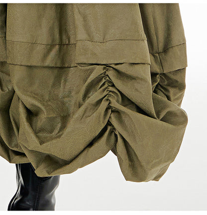 Designed Pleated Plus Sizes Skirts for Women
