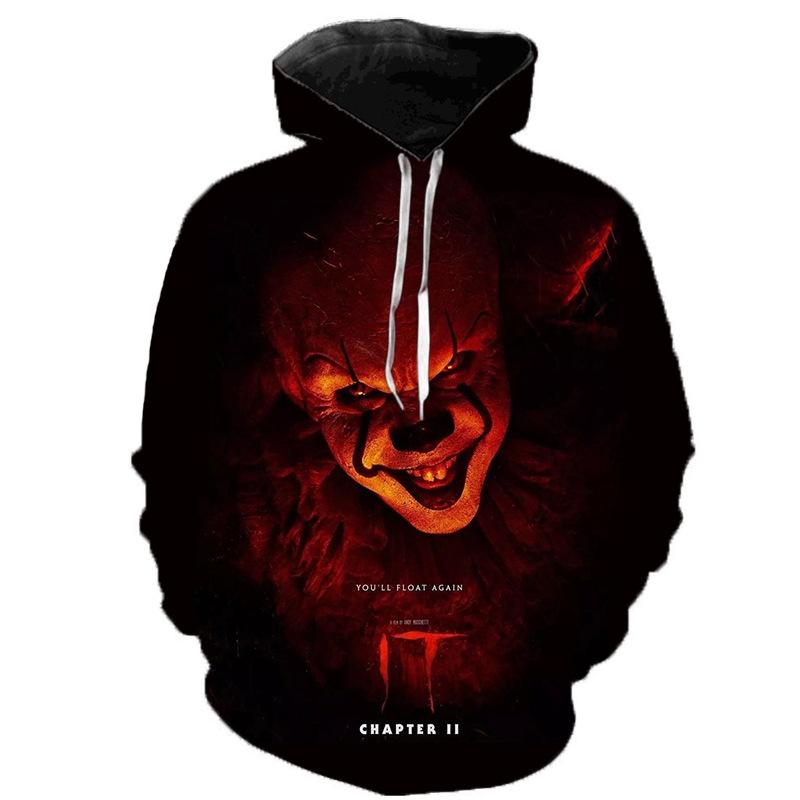 Halloween Clown 3D Prints Casual Hoodies-STYLEGOING