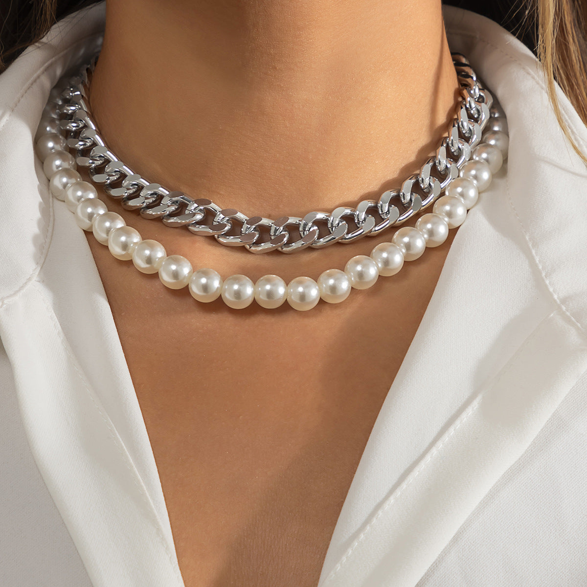 Hip Hop Style Chain Desgin Necklaces for Women