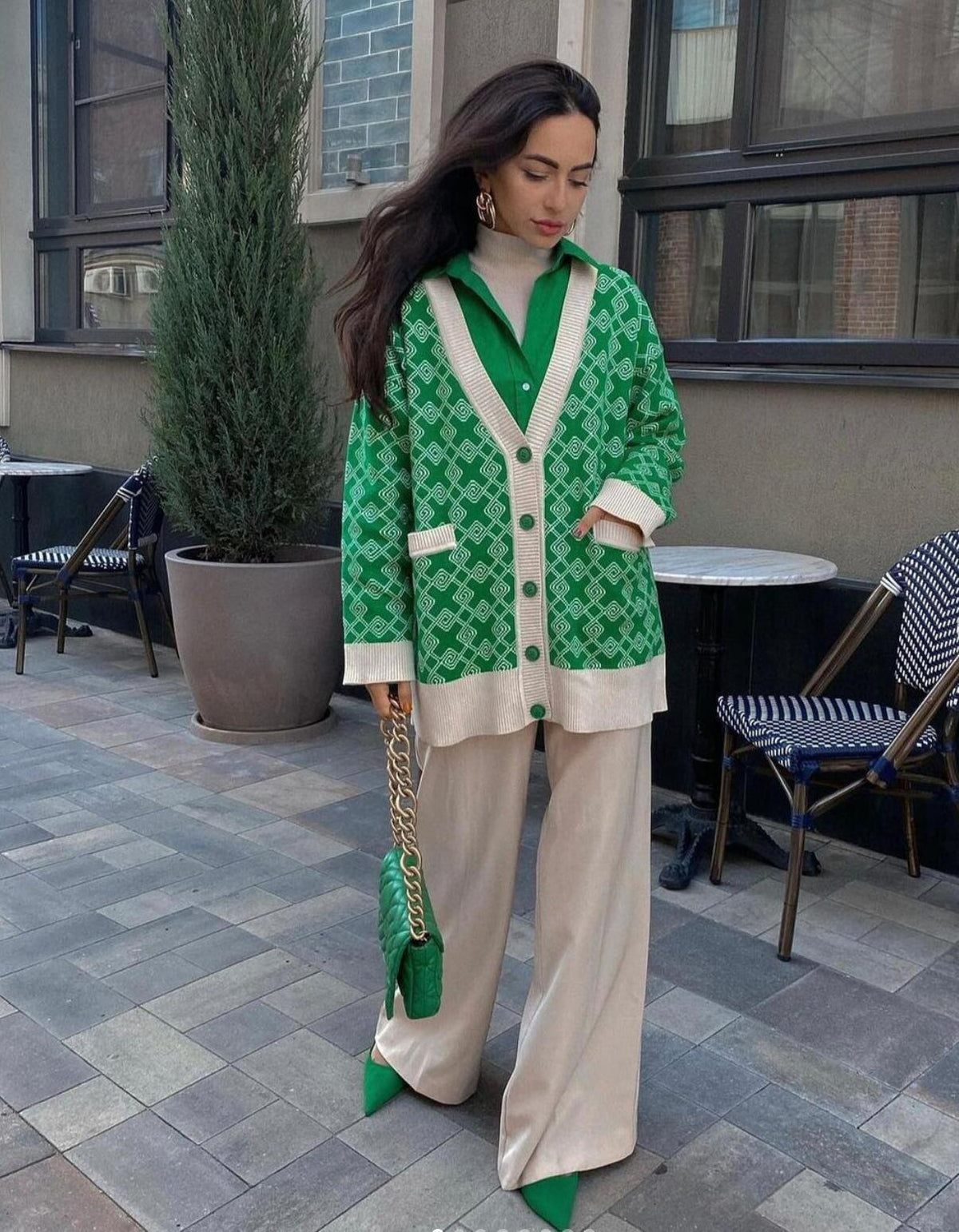 Women Casual Knitted Cardigan Sweaters