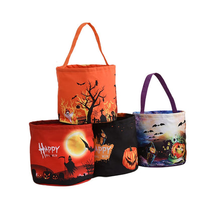 Halloween Pumpkin Candy Handle Bags/Basket