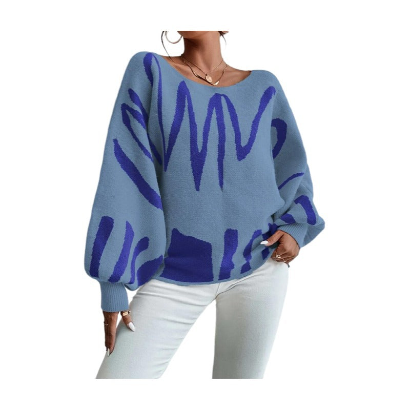 Designed Women Loose Knitted Sweaters