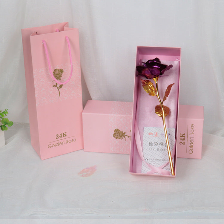Gold Rose for Valentine's Day Gifts