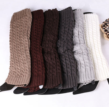 2 Pairs/set 40 cm Long Knitted Socks for Women
