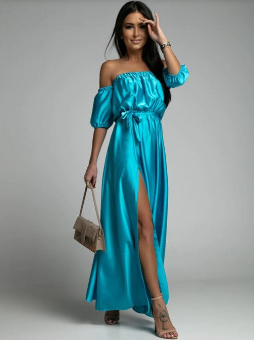 Sexy Off The Shoulder Summer Long Party Dresses