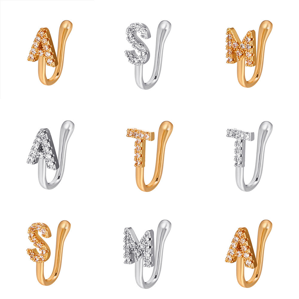 Fashion Letter Design Nose Rings for Women