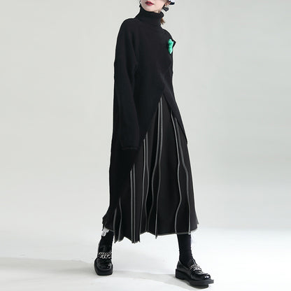 Elegant Women Long Knitting Cozy Dresses