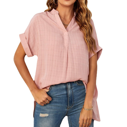 Summer Short Sleeves Women Shirts