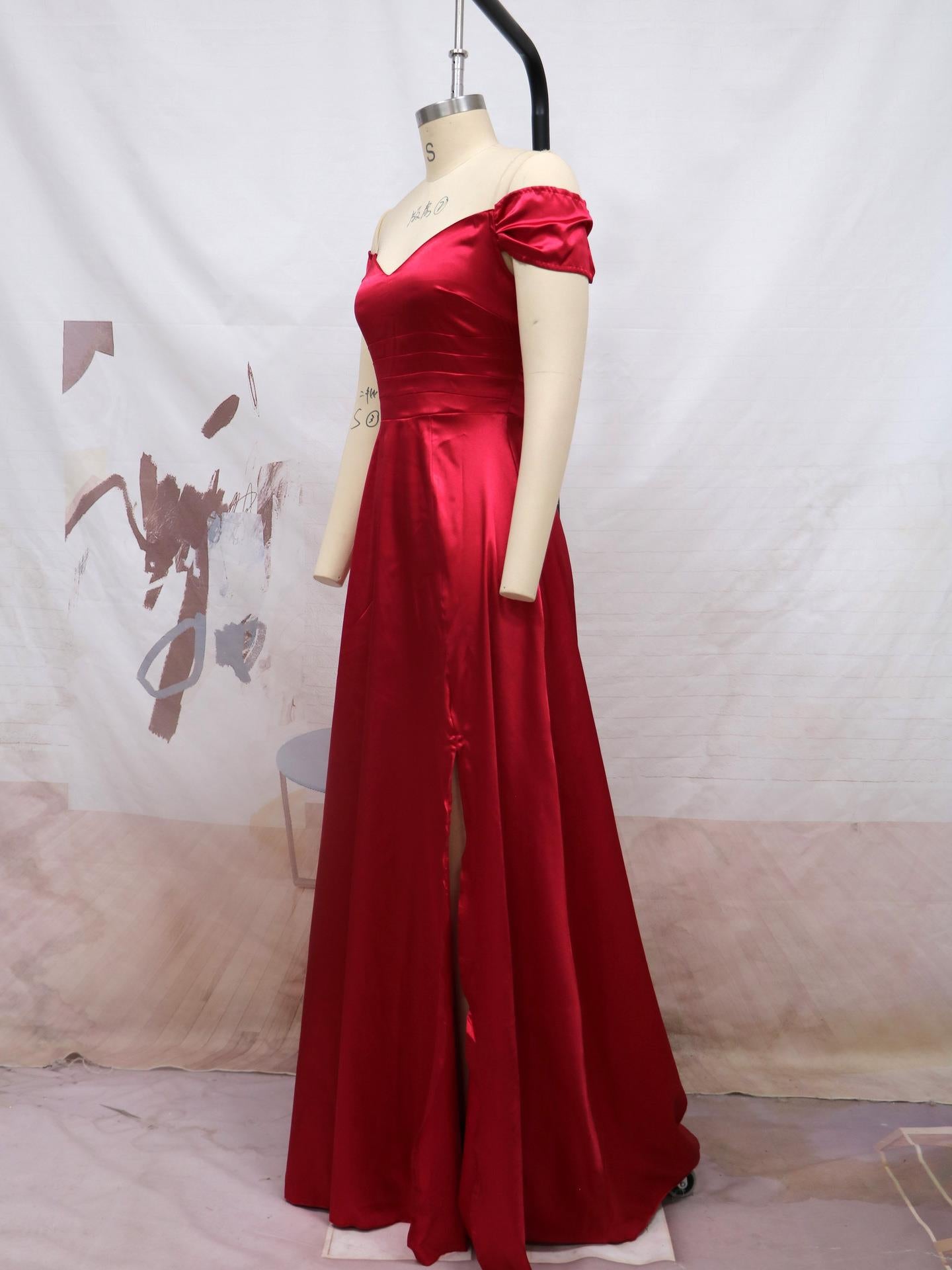 Elegant Off The Shoulder Bridesmaid Dresses