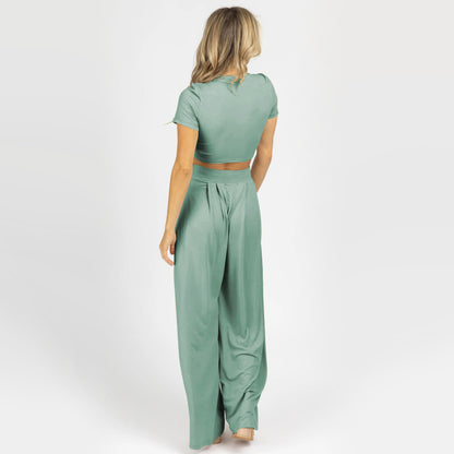 Sexy Summer Short T Shirts and Casual Pants Sets