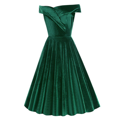 Off The Shoulder Merry Christmas Dresses