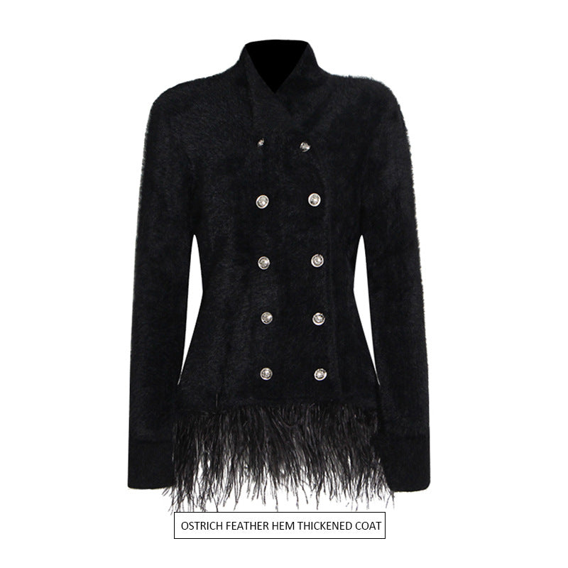 Designed Tassels Short Women Coats