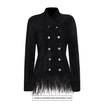 Designed Tassels Short Women Coats