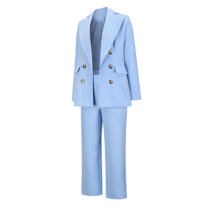 Classy Office Lady Blazers&pants Outfit Sets