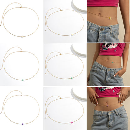 Summer Beach Star Design Metal Waist Chains