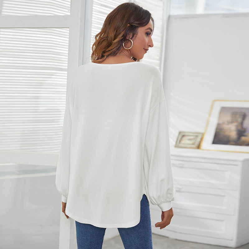 Casual Women Long Sleeves T Shirts