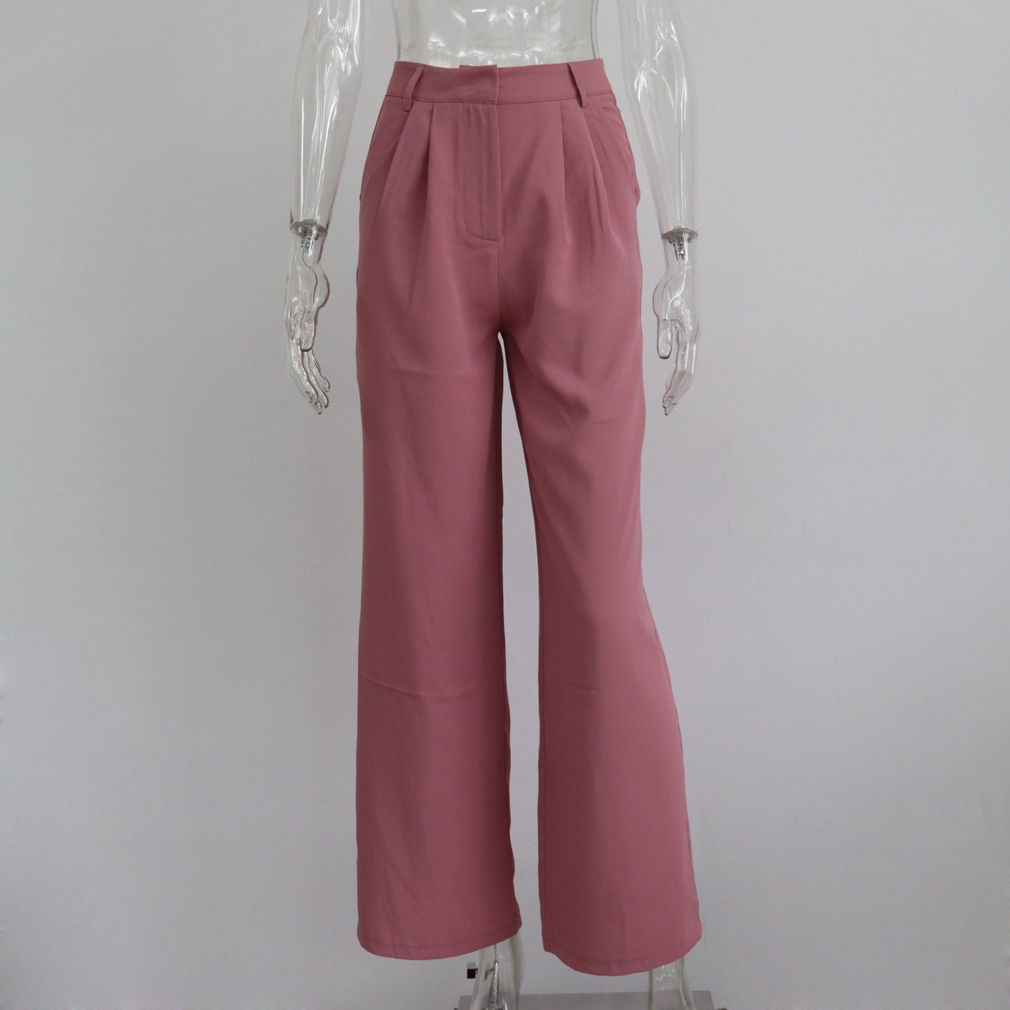 Casual High Waist Women Wide Legs Pants
