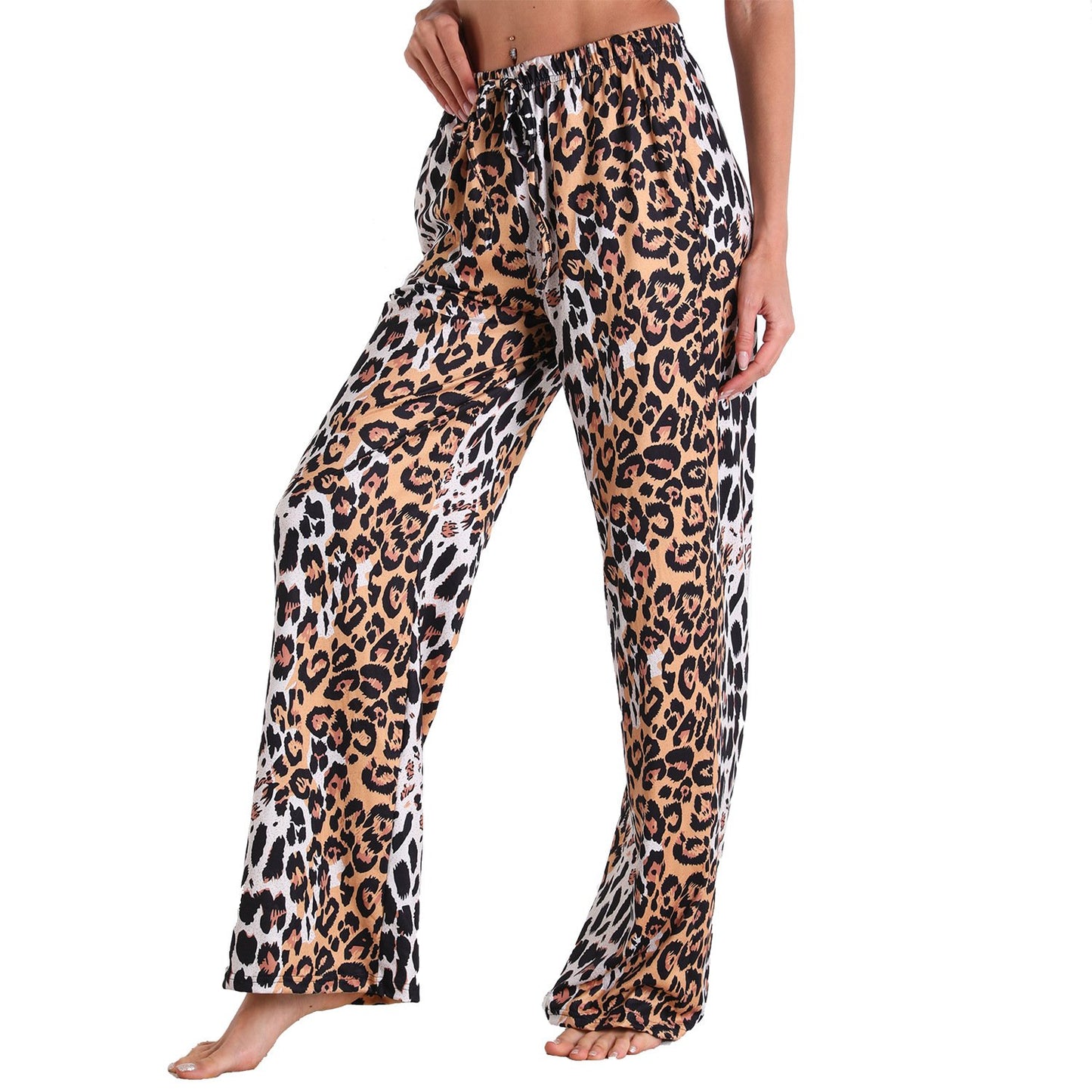 Leisure Women Comfortable Pants with Pocket