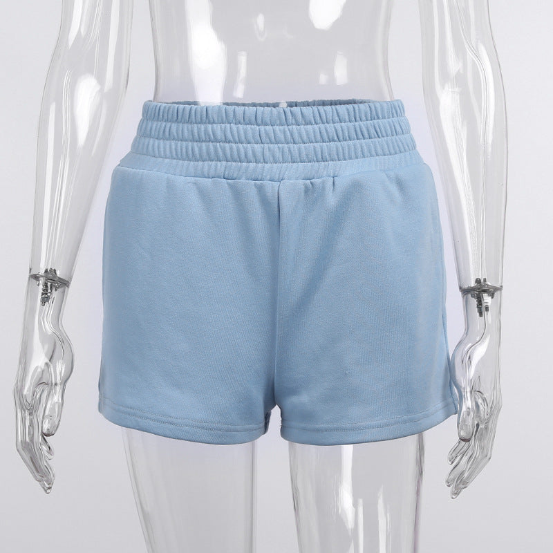 Sexy Fall Long Sleeves Sports Tops and Shorts